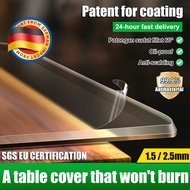 【24 hour shipping】transparent table cover 1.5 2.5mm plastic table cover pvc table cover round table 