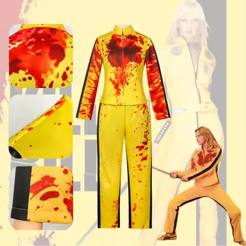 Kill Bill Blood Stained Sailor Uniform Cosplay Costume Character Outfit Full Set Action Movie Role-P