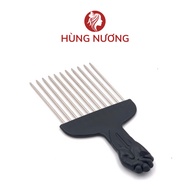 Volumizing Floss Comb & Afro Pick Premium Pomade Brush, Premlock Hair Curler