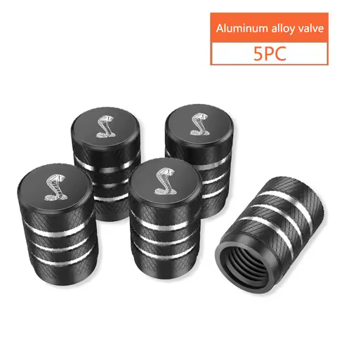 For Ford GT Mustang GT500 GT350 Focus Fiesta Cobra Shelby 4pcs is suitable for alloy valve cap of Sh
