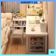 L Shape Table Corner Desk With Bookshelf Integrated Desk Corner Study Table Corner Office Desk L-Sha