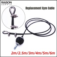 2M-6M Gym Cable Wire Rope Heavy Duty Steel Home Gym Cable Fitness Pulleyb