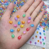 Đồ Chơi Mini Hình Con Rùa Màu Sắc Hoạt Hình Đồ Trang Trí Móng Tay DIY Phụ Kiện Trang Trí Nhỏ Đồ Chơi