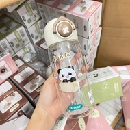Panda Hokori Water Bottle 480ml - Student Water Bottle - Panda Shaped Water Bottle