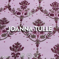 {NEW!!} Tulle "JOANNA" Embrodery Twotone Exclusive Tulle With Stone For Dress &amp; Designer