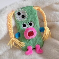 Funny Voice Monster Samsung S24+Phone Case S23Ultra All-Inclusive S22/S21+Female s10/A52 Soft F52