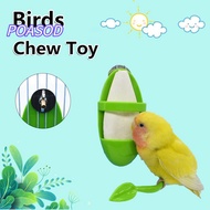 MAYSHOW Bird Chew Toy Durable Parakeet Budgie Cockatiel Green Hanging Swings