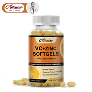 Alliwise Ascorbic Acid/Vitamin C + Zinc Complex Bioactive Vitamin C For Immune Support, Skin Health,