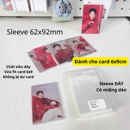 SUPER THICK Sleeve 62x92mm for 6x9cm card [Z08]