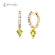 Maison de Jewels - Oro Kite Hoop (Per Side) ต่างหูทอง ทองแท้ 9K ต่างหูห่วง ต่างหูเพชร เพชรแท้ ต่างห