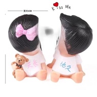 bag BABY KISS TWIN, BABY couple kisses birthday cake decoration
