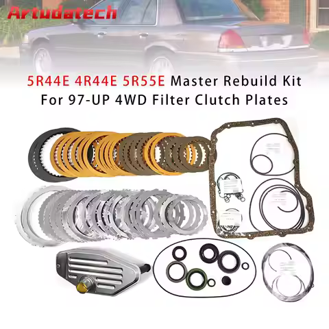 Artudatech 5R44E 4R44E 5R55E Master Rebuild Kit For 1997-2011 4WD Filter Clutch Plates F5TZ-7A098-B 