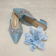 NURI BLUE WEDDING SHOES WEDDING SHOES PARTY SHOES