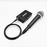 microphone instrument effect ID box mini XLR audio mixer cable for shure bodypack wireless microphone system