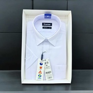 Việt Tiến áo sơ mi trắng trơn form Reguler chính hãng