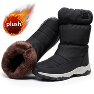 2022 New Fashion Snow Boots Men waterproof winter men's boots plush warm boots Cotton Shoes Non-slip Outdoor Hiking Shoes