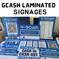 GCASH LAMINATED SIGNAGE FOR BUSINESS