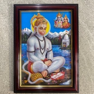 Hanuman Anjeneyar Hindu God Photo frame | Sami Photo Frame | 7x10cm