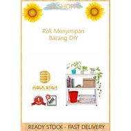 PERALATAN Rack For Storing Goods And Home Appliances/DIY Iron Rack/Rack Storage Clothes Rack Multipu