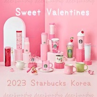 韓國 Starbucks   🇰🇷korea 2023 valentines couple 情人節 cup 星巴克﻿ 隨行杯 環保杯  tumbler bottle 杯 禮物 玻璃杯 冷飲杯 花茶杯