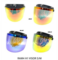 [ UNIVERSAL ] RAM4 H1 * BLUE /RED / GOLD * HELMENT VISOR
