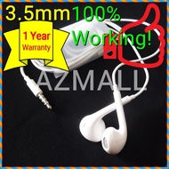 ORIGINAL ORI 3.5mm Earphone Handsfree Oneplus Nord CE 2 lite 5G /Realme C55 C35 C33 C30 C21Y 10 Pro 