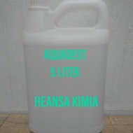 Aquadest - Air Suling 5 Liter Termurah