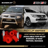 SANDKAT Leaf Spring Bush Set Mitsubishi Triton MN Triton MQ