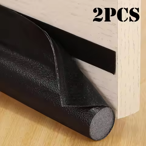 1/2PCS Door Draft Stopper Door Sweep Weather Stripping Noise Blocker Window Breeze Blocker Adjustabl