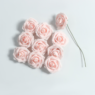 1/10Pcs 7cm Foam Rose Artificial Flowers For Wedding Party Decoration Supplies Home Decor Fake Flowe