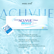 ( Nhập mã LAZSOCIAL99 - giảm 30% đơn từ 199k ) Lens trong suốt 1 ngày Angel Eyes Acuvue Moist của Mỹ