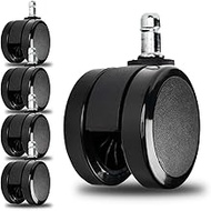 New Soft Caster Wheel for Herman Miller Aeron Embody Mirra Sayl Chair, Hardwood Floors 1Set/5PC