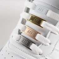 AF1 Metal Colorful Shoelace Buckle with Iron Plate Accessories - Perfect for Nike Air Force 1 Sneake