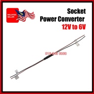 12V To 6V Power Converter Socket Reverse Camera -A12852