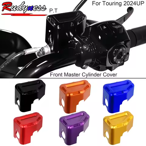 Motorcycle Front Brake Master Cylinder Cover For Harley Touring Street Road Glide FLHX FLTR CVO ST 2