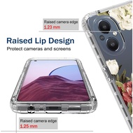 Case for OnePlus Nord N20 5G Case, GN2200 Case with Tempered Glass Screen Protector, Full Body Flora