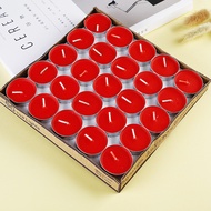 Tealight candle เทียนถ้วยทีไลท์ เทียนหอมขนาดเล็ก เทียน เทียนถ้วย 50ชิ้น เทียน เทียนถ้วย จุดเตาน้ำมัน