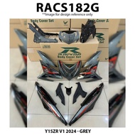 Cover Set Rapido Y15ZR V1 V2 Yamaha 2024 Grey Blue Cyan Ysuku Accessories Motor Y15 V1 V2 2024 Cover