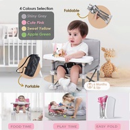 Foldable Baby Chair Portable Kid Dining Chair Multi-functional Baby Booster Seat Portable Baby Chair