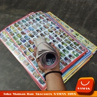 10 Lembar kartu gepok 10 Lembar = 1000 Pcs gambar gepok dikirim gambar random / mainan gambar gepok