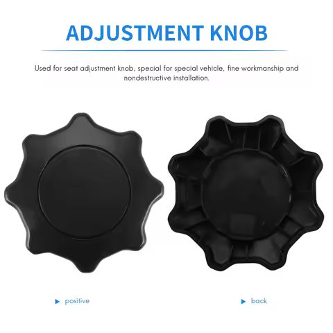 N61R-2PCS Black Seat Adjustment Knob For Golf Jetta Mk4 Passat B5 Beetle Leon Ibiza 1J0 881 671 F