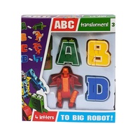 Qqabc - ABC TRANSFORMERS ROBOT ALPHABET Contents 4 Letters ABCD Children 's Toys ALPHABET Can Be Rob