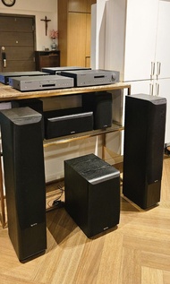 Cambridge Audio AXR100 Amplifier + AXC35 CD Player + 6-Piece Infinity Primus 5.1 Speaker Set