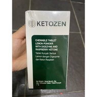 ketozen chewable tablet lemon powder