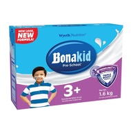 ❆[New Formula]1.6KG Bonakid Pre-School 3+ Pwodered Milk Drink◎