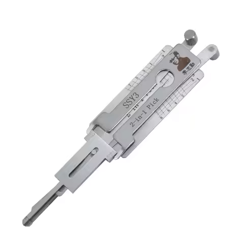 SSY3 lishi 2in1 Tool lock picks kits for Korea ssangyong Car Lock Cylinder Professional locksmith to