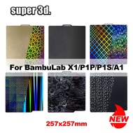 Trending Now Bambulab Build Plate P1s Spring Steel Sheet Pei Sheet 257x257 Build Plate P1s Bamboo La