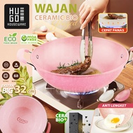 Hugo Frying Pan Non-Stick Wok Pan Multipurpose Frying Pan 32cm Premium Quality