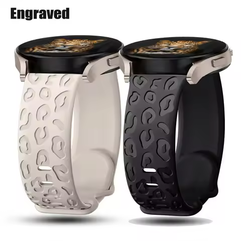 NEW 18 20mm 22mm Leopard Bracelet for Garmin Venu 3S Band Venu 2S Correa Active 5 Bands Garmin Forer