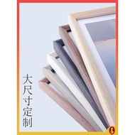picture frames wall photo frame home decor frame gambar a4 Walnut kayu pepejal bingkai foto ringkas 